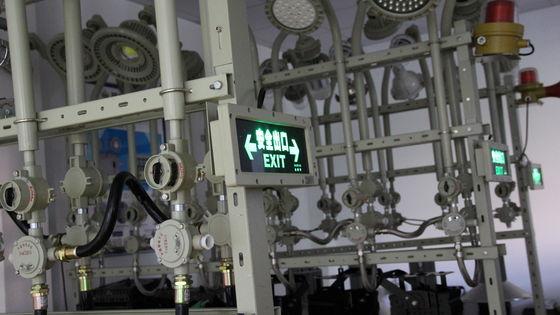 چراغ خروج اضطراری LED ضد انفجار ضد آب ATEX IP66، نصب سقفی، 3 وات، 90 دقیقه اضطراری