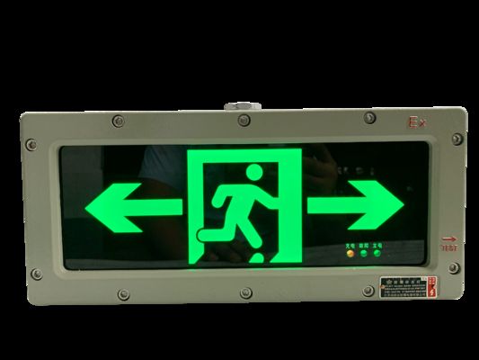 چراغ خروج LED ATEX CENX نصب آسان الگوهای سفارشی آلیاژ آلومینیوم مواد چراغ اضطراری