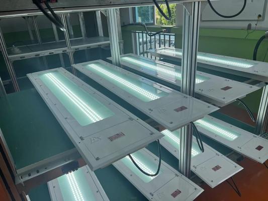 0.6M 1.2M 100LM / W خطی LED ضد انفجار 36w لامپ صنعتی امن T6 LED فولاد ضد انفجار خطی نور