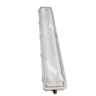 Pendant Mounting Explosion Proof Fluorescent Light IP66 WF2 Protection Level 50000 Hours Working Life Time Designed for Hazardous Area
