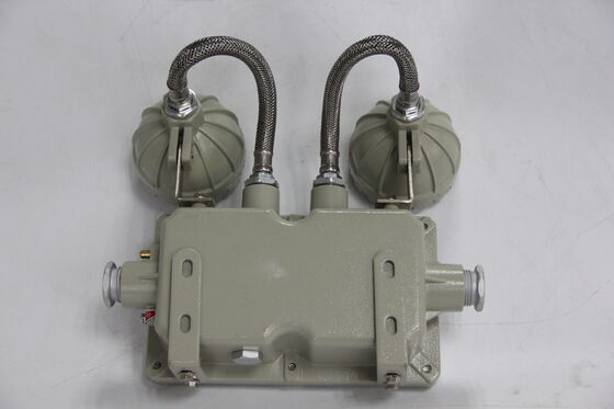 چراغ اضطراری ضد انفجار با پوسته آلیاژ آلومینیوم دو سر 220VAC/24VDC ایمنی IP66 چراغ LED