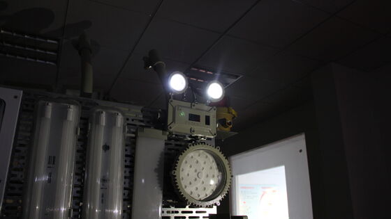 ATEX IP66 دو نقطه لامپ ضد انفجار LED LED Multi Function دو سر چراغ خروج اضطراری قابل شارژ