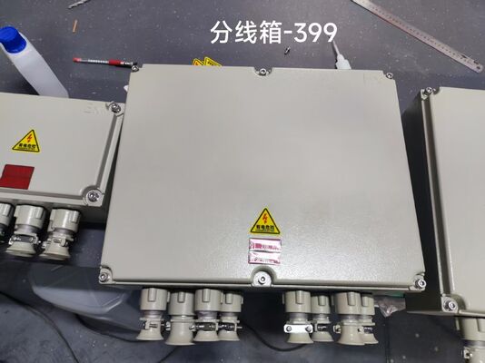 جعبه تقسیم ضد انفجار آلیاژ آلومینیوم سفارشی، مقاوم در برابر خوردگی، دارای گواهی Atex M20