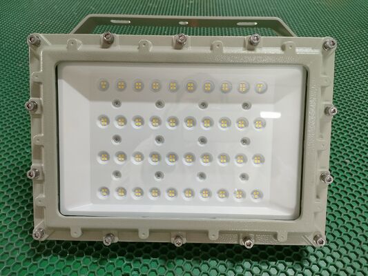 ۵-سال تضمین کامل منطقه خطر LED نورپردازی سیلاب صنعتی IP66 50-240W 140lm/W ATEX IECEx منطقه 1 و 2 معتبر