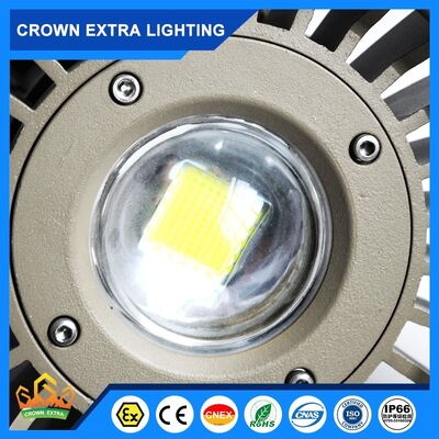 چراغ‌های LED ضد انفجار با ولتاژ 100-277 ولت AC با شار نوری 135 لومن بر وات، با خروجی نور 6500 تا 26000 لومن برای مناطق خطرناک