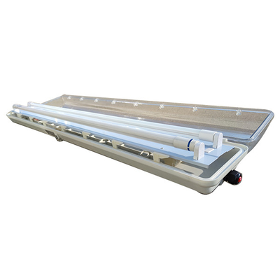 ATEx IP66 18w چراغ لوله ضد انفجار LED 2x18W 3x18W نور فلورسنت پلاستیکی کامل