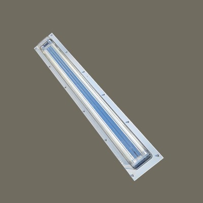 نور فلورسنت ضد انفجار اتاق تمیز ️ نوع آویزان ، 2ft / 3ft / 4ft / 5ft (1.2M) ، IP66 Twin Tube Tri-proof Fixture برای گاراژ و مناطق خطرناک