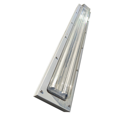 چراغ لوله ضد انفجار LED 2 * 18W T5 T8 لوله دوگانه Ip66 لامپ فلورسنت ضد آب 1.2M نور خطی LED