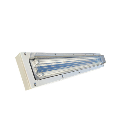 چراغ لوله ضد انفجار LED 2 * 18W T5 T8 لوله دوگانه Ip66 لامپ فلورسنت ضد آب 1.2M نور خطی LED