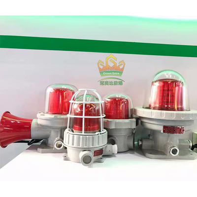 زنگ هشدار تصویری صوتی سابق چراغ هشدار ضد انفجار 90dB 120dB 180dB