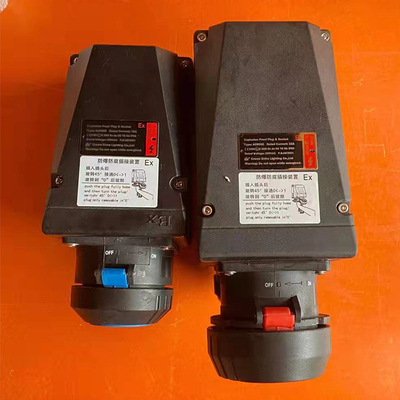 IP66 پلگ و سوکت ضد انفجار II 2G Ex Db IIC T6 Gb II 2D Ex Tb IIIC T80°C Db