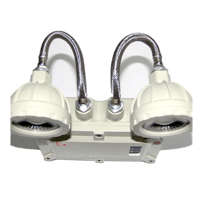 2 * 5w Double Head دیوار نصب 220VAC 50hz چراغ اضطراری LED با گواهینامه ATEX برای منطقه خطرناک
