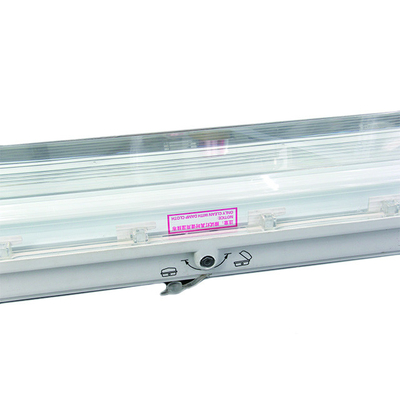 ATEX 1200mm طول 2 * 18w لوله دوگانه ضد انفجار نور خطی LED برای منطقه1 و 2، منطقه 21 و 22