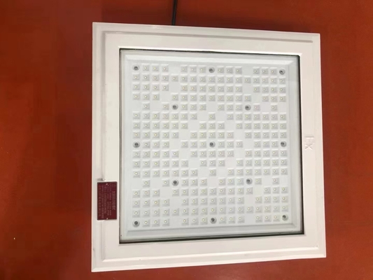 ATEX 18 * 18 اینچ شکل مربع نور ضد انفجار 100w 130lm / w چراغ پمپ بنزین با پنج سال گارانتی